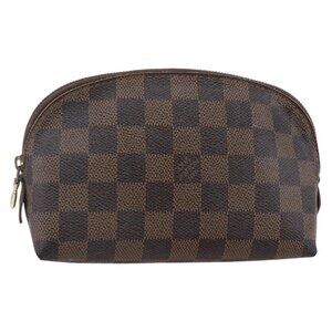 LOUIS VUITTON Damier Ebene Pochette Cosmetic PM Pouch